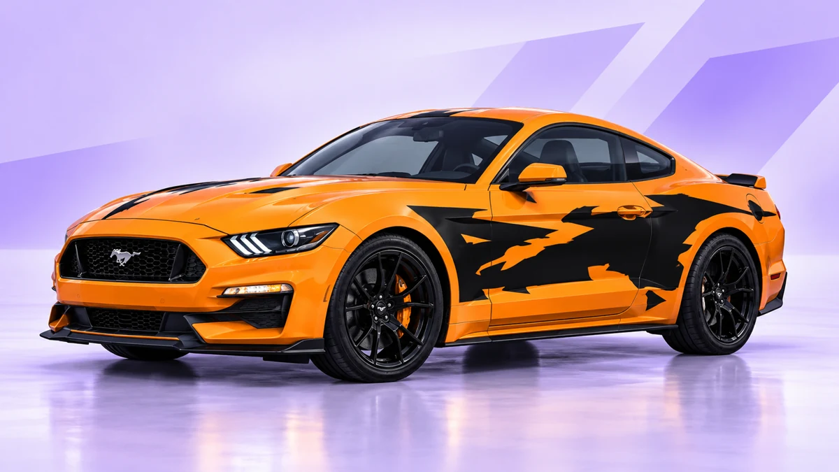 Винилография Ford Mustang — иллюстрация BRANDRIVE