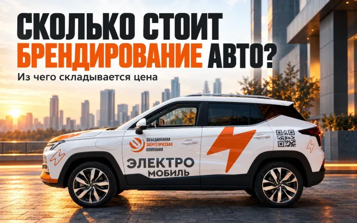 Фото - Сколько стоит брендирование автомобиля в Москве в 2026 году