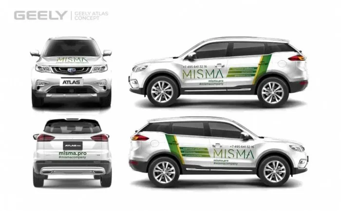 Фото - Разработка дизайна для Geely Atlas — MISMA