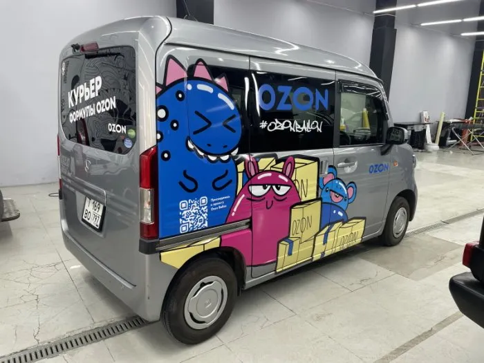 Фото - Брендирование Honda N-VAN — ФОРМУЛА OZON!