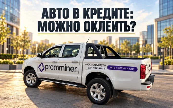 Можно ли брендировать автомобиль, купленный в кредит