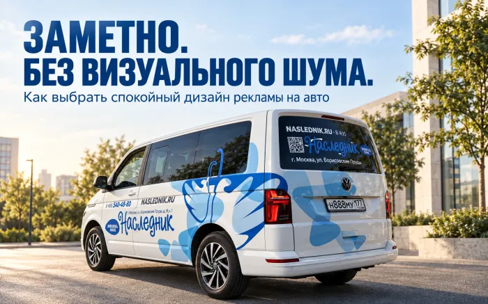 Фото - Как сделать рекламу на автомобиле заметной, но не кричащей