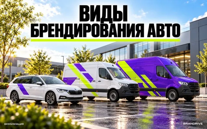 Фото - Виды брендирования автомобиля: какой способ выбрать