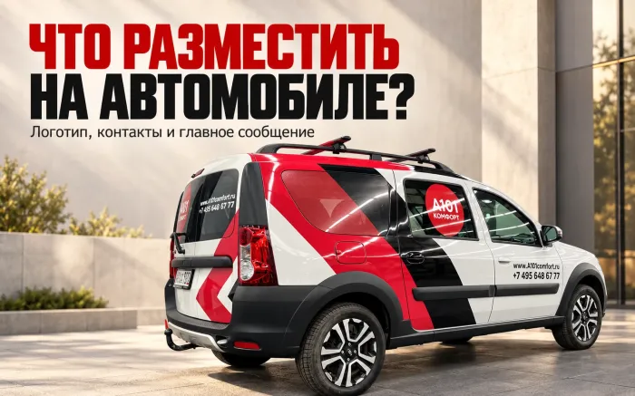 Фото - Что разместить на брендированном автомобиле, а что лучше убрать