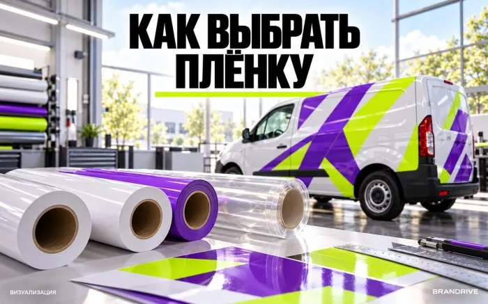 Фото - Какую плёнку выбрать для брендирования автомобиля