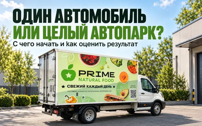 Сколько автомобилей нужно брендировать, чтобы оценить эффект рекламы