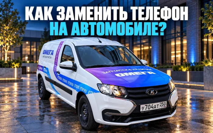 Как заменить телефон или сайт на брендированном автомобиле