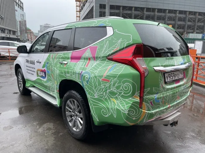 Брендирование Mitsubishi Pajero Sport — «Удача»