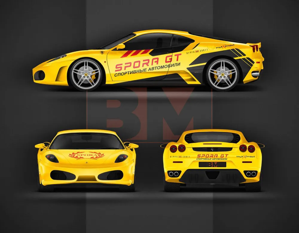 Разработка дизайна Ferrari F-430 — SPORA GT