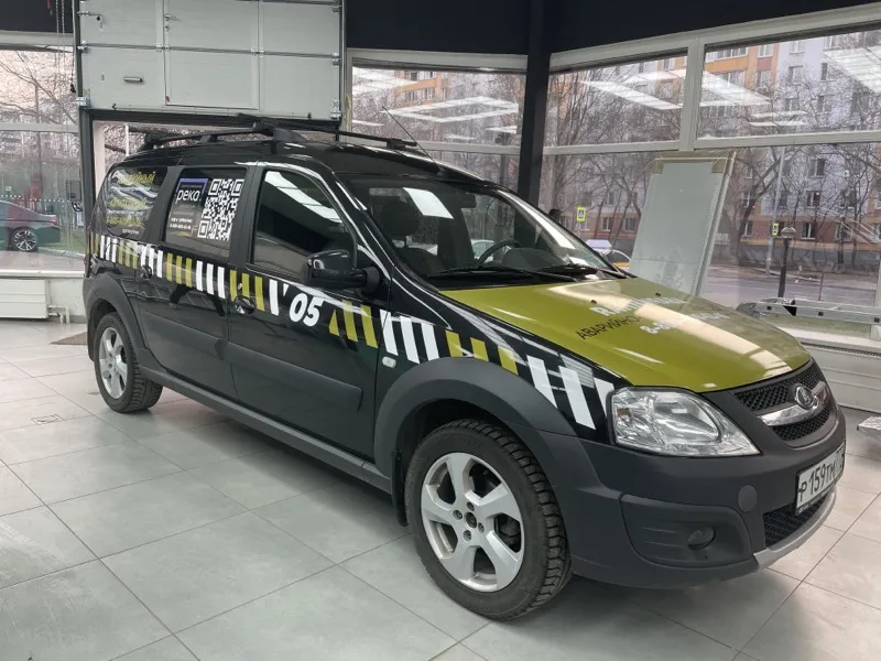 Оклейка Lada Largus — «РекаФМ»