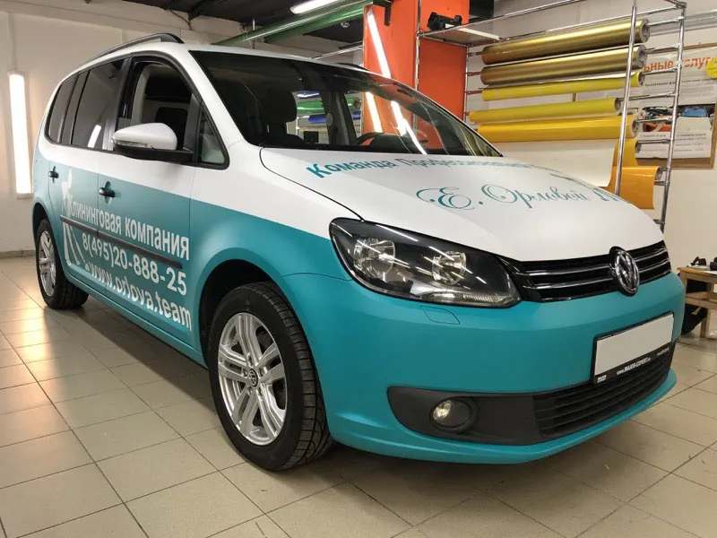 Брендирование VW Caddy — «Е.Орловой»
