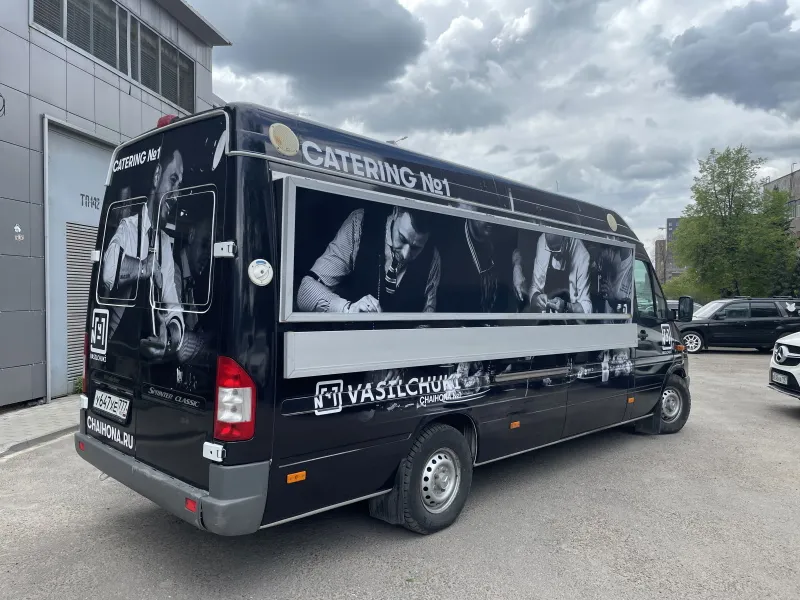 Брендирование Mercedes Sprinter — «Чайхона №1»