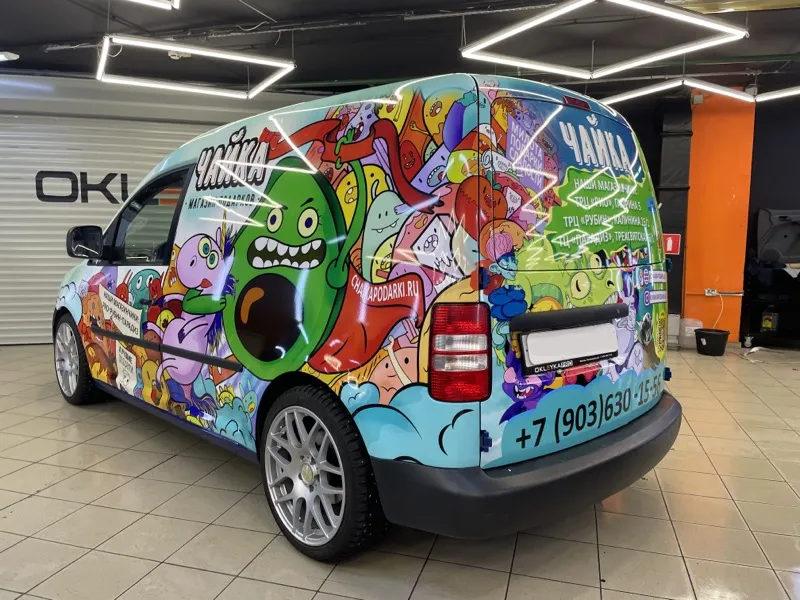 Брендирование VW Caddy — «Чайка Подарки»