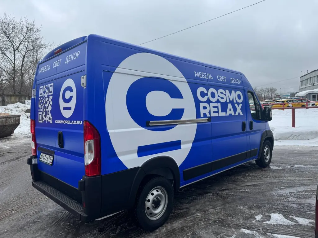 Брендирование Fiat Ducato — COSMO RELAX