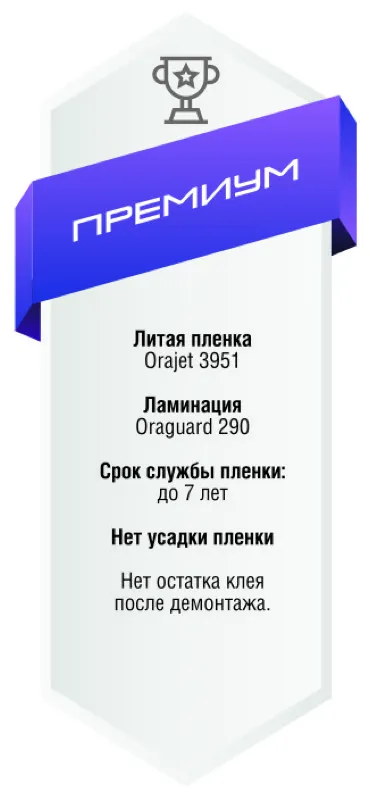 Пленка премиум агентство БМ