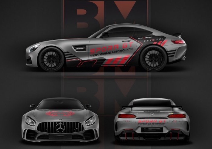 Разработка дизайна Mercedes GT — SPORA GT