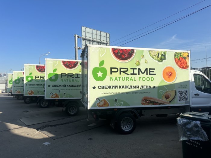 Брендирование Форд Транзит ПТФ —  PRIME Natural Food