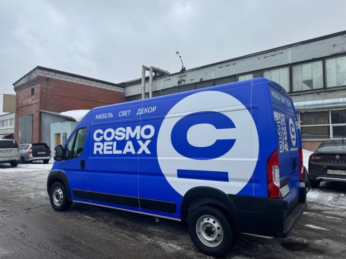 Брендирование Fiat Ducato — COSMO RELAX