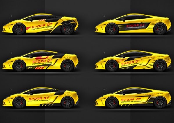 Разработка дизайна Lamborghini Gallardo — SPORA GT