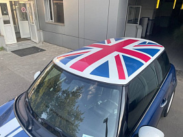 Британский флаг на крышу Mini Cooper