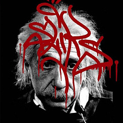 Альберт Эйнштейн и граффити
